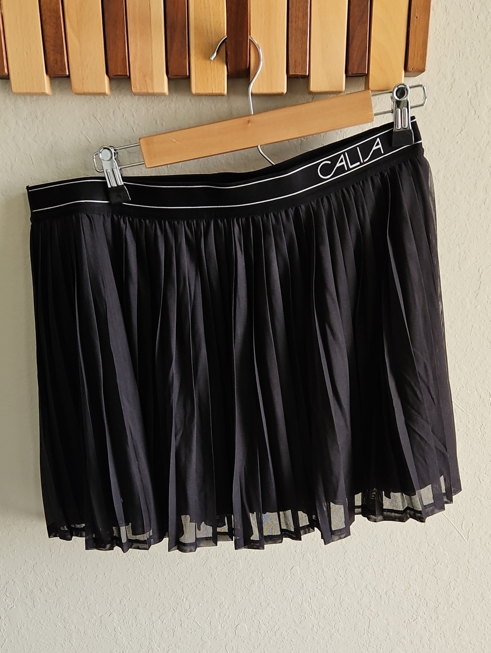 Calia Black Pleated Tennis Skirt
